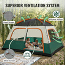 el Outdoor BackpackinTenda Grande de Camping para 4 a 6 Pessoas – 2 Quartos, Espaçosa e Ideal para Famíliag Equipment Waterproof Windproof