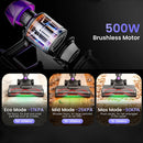 Aspirador Sem Fio 500W com Sucção 50kPa – Até 60 Min de Autonomia, Display LED e Filtro HEPA