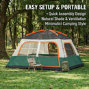 el Outdoor BackpackinTenda Grande de Camping para 4 a 6 Pessoas – 2 Quartos, Espaçosa e Ideal para Famíliag Equipment Waterproof Windproof
