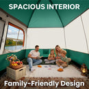 el Outdoor BackpackinTenda Grande de Camping para 4 a 6 Pessoas – 2 Quartos, Espaçosa e Ideal para Famíliag Equipment Waterproof Windproof