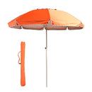 S7 STAR Multicolor Beach Umbrella, large and lightweight with UV 50 protection, ideal for outdoor use, perfect for beach and garden settings.