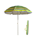 S7 STAR Multicolor Beach Umbrella, large and lightweight with UV 50 protection, ideal for outdoor use, perfect for beach and garden settings.