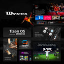 Smart TV TD Systems 40” Full HD Tizen 8.0 com Gaming Hub e Wi-Fi
