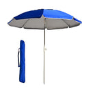 S7 STAR Multicolor Beach Umbrella, large and lightweight with UV 50 protection, ideal for outdoor use, perfect for beach and garden settings.