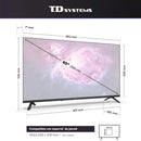 Smart TV TD Systems 40” Full HD Tizen 8.0 com Gaming Hub e Wi-Fi