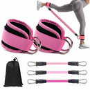 Ankle Straps Resistance Bands Set Fitness Workout Exercise Equipment Ankle Weight Yoga Elastic Fitness Band For Gym Man Woman