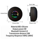 Coluna Bluetooth Impermeável com Ventosa e Luz LED | SoundSplash