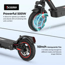 Trotinete Elétrica iScooter i9 Max 500W – Até 40 km de Autonomia, Suspensão Dupla e Controlo por App