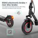 Trotinete Elétrica iScooter i9 Max 500W – Até 40 km de Autonomia, Suspensão Dupla e Controlo por App