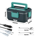 Lunch Box Elétrica 2.5L em Aço Inoxidável | Marmita Aquecida Portátil 220V