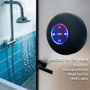 Coluna Bluetooth Impermeável com Ventosa e Luz LED | SoundSplash