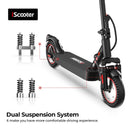 Trotinete Elétrica iScooter i9 Max 500W – Até 40 km de Autonomia, Suspensão Dupla e Controlo por App
